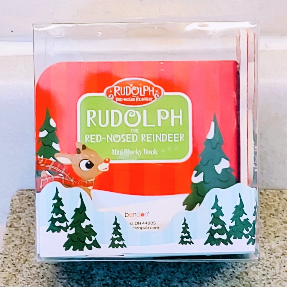 CHRISTMAS RUDOLPH MINI BLOCKY BOOK